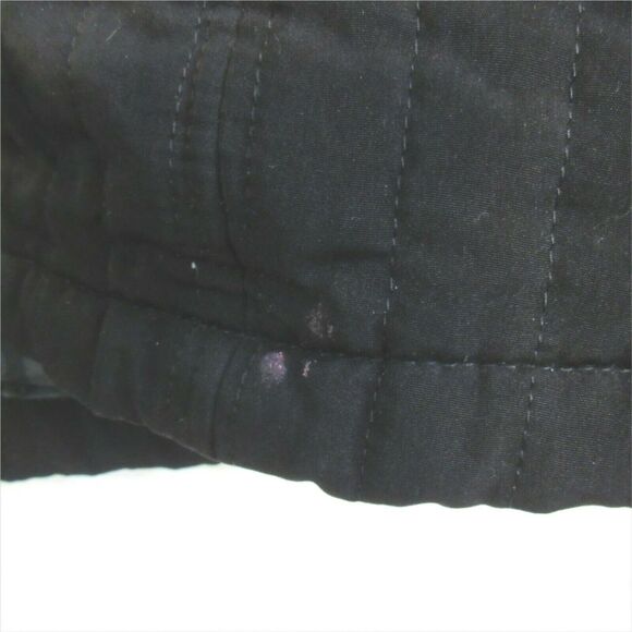 Womens Winter Coat 80's Stlye Hooded Toggle Buttons Black Esprit Black Lined - Picture 7 of 9